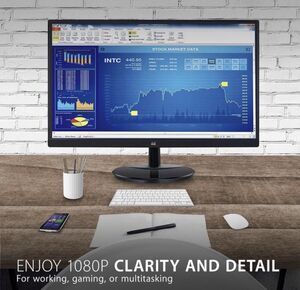 ViewSonic VA2759-SMH 27" Full HD 1080p IPS LED Frameless Monitor - Black